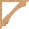 Ekena Millwork Imperial Slat Smooth Bracket, Western Red Cedar, 3 1/2"W x 46"D x 46"H BKT04X46X46IMP06SWR - alternate 3